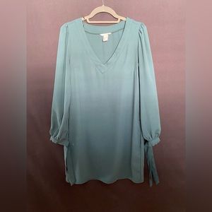 H&M deep turquoise dress